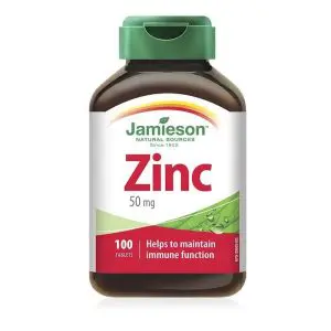 Jamieson Zinc 50mg 100 s