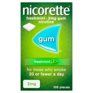 Nicorette Freshmint Gum 2mg