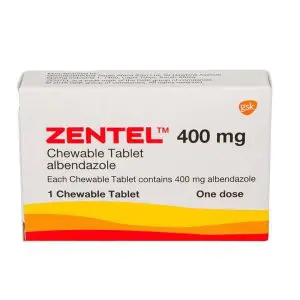 Zentel 400 mg Tablets 1s