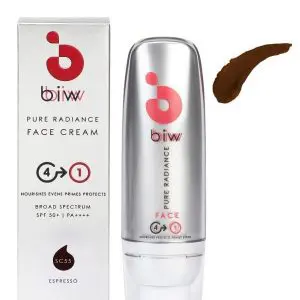 Espresso SC55 (Medium to Dark) biw biw '4 in 1' Radiant Skin Primer + Protect 40ml