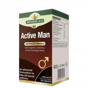 Natures Aid Active Man Arginine 60's