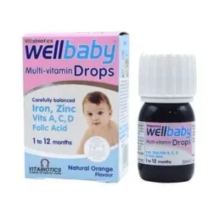 WELLBABY MULTIVITAMIN DROPS 30ML