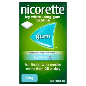 Nicorette Icy White Gum 4Mg