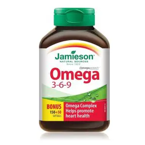 Jamieson Omega 3-6-9 1200Mg Softgels 200S