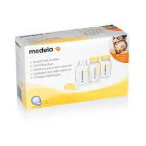 MEDELA BREAST MILK STORAGE BOTTLE 150ML         (3 PC PACK)