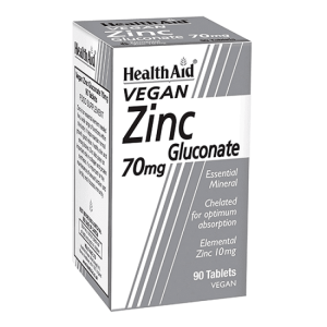 H/Aid Zinc Gluconate 70Mg 90S