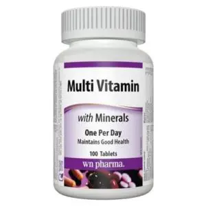 Webber Naturals Multivitamins & Minerals One A Day Tabs 100S