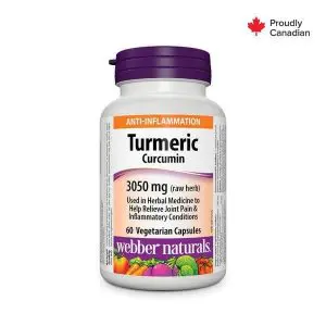 Webber Naturals Turmeric Curcumin 3050Mg Veg Capsules  60S