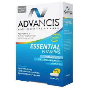 Advancis Essential Vitamins Tablets 30`S