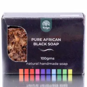 Katya Natures   Pure African Black Soap 100Gm