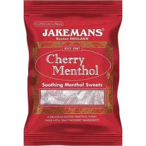 Jakemans Cherry Soothing Menthol Cough Drops 100Gm