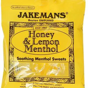 Jakemans Honey & Lemon Soothing  Menthol Cough Drops 100Gm