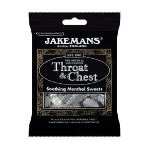 Jakemans Throat & Chest Soothing Menthol Cough Drops 100Gm