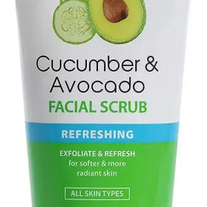 Beauty Formula Cucumber & Avocado Facial Scrub 150Ml