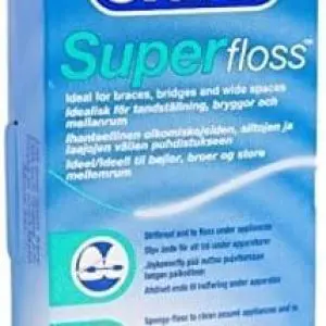 Oral B Super Floss 50S - For Braces