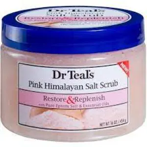 Dr Teals Body Scrub Pink Himalayan 454G