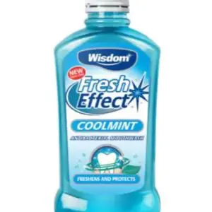 Wisdom Fresh Effect Mouthwash - Cool mint  500Ml