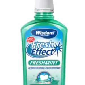Wisdom Fresh Effect Mouthwash - Freshmint 500Ml