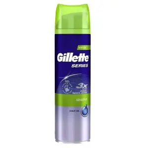 Gillette Series - Sensitive Shave Gel (With Aloe) 200Ml X 2