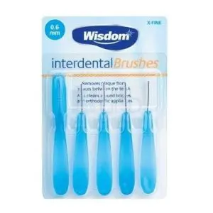 Wisdom Interdental Brushes 0.60Mm 5S