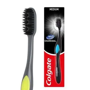 Colgate T/Brush 360 Charcoal Black -Gum