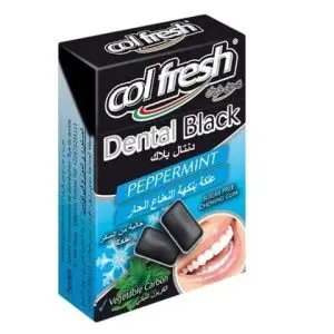 Colfresh Gum Dental Black Peppermint 50G