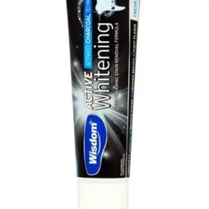 Wisdom Active Whitening Charcoal Toothpaste- Fdreshmint 100Ml