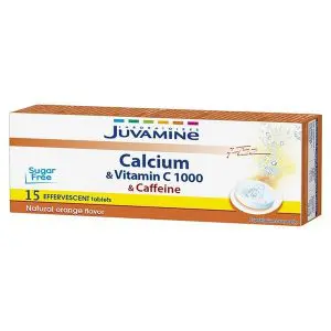 Juvamine Vit C + Calcium + Caffeine Eff 15S