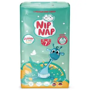 NipNap Baby Diapers Low Count Junior - 7s