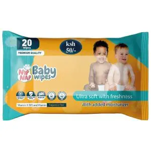 Nipnap Baby Wipes'- 20'S