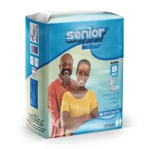 Senior Adult Diapers Low Count Extra Large - 8s
