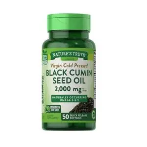 Natures Truth Black Cumin Seed Oil 2000Mg 50S Quick Release Softgels