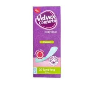 Velvex Conforta Panty Liners Xtra Long 20Pcs