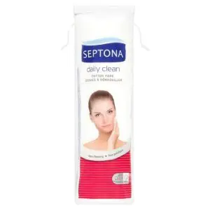 Septona Daily Clean Non-Fleecing Round Cotton Pads 100S