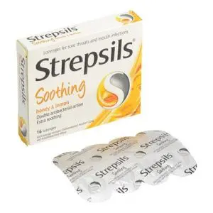 Strepsils Lozenges Honey & Lemon 16S