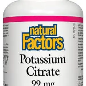 Natural Factors Potassium Citrate 99Mg Tabs 90