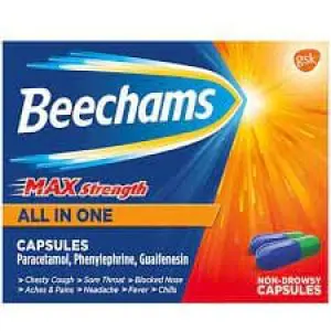 Beechams Max Strength All In One Capsule 16'S