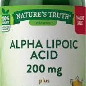 Natures Truth Alpha Lipoic Acid 600Mg 60S Quick Release Caps