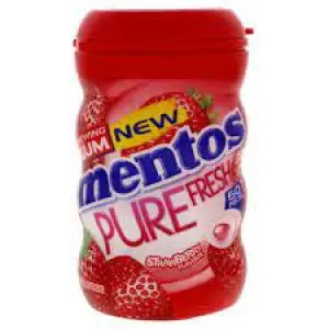 Mentos Pure Fresh Strawberry Chewing Gum 31.5 Gm.
