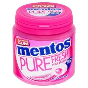 Mentos Pure Fresh Bubble Fresh Chewing Gum 31.5 Gm.
