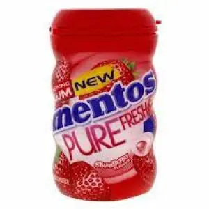 Mentos Pure Fresh Strawberry Chewing Gum 61.25 Gm.