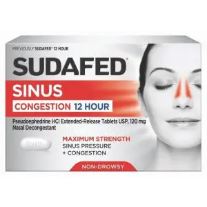 Sudafed Sinus Max Strength Capsules 16S