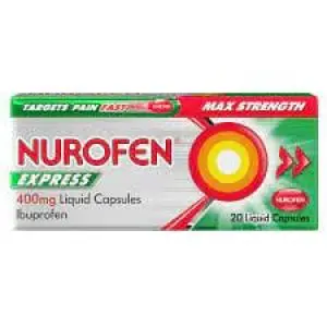 Nurofen Express 400Mg Liquid Capsules 20S