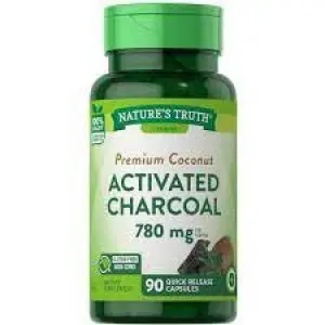 Natures Truth Activated Charcoal 780Mg Qr Caps 90S