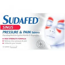 Sudafed Sinus Pressure And Pain  Tablets 12S
