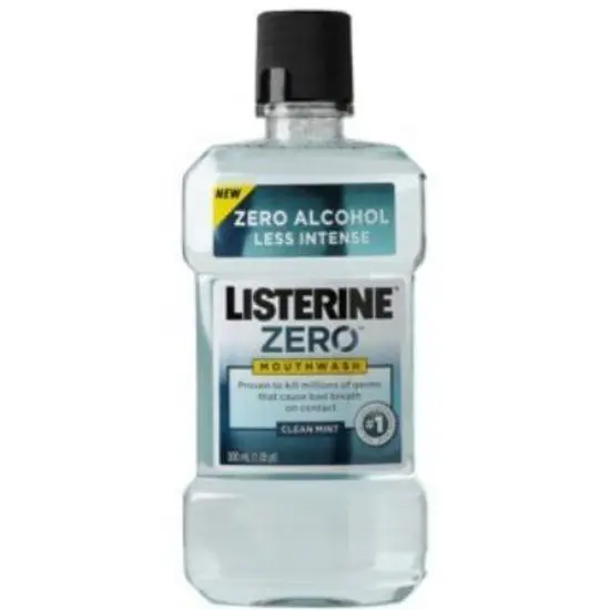 Listerine Zero Alcohol Mild Mint M/Wash 250Ml