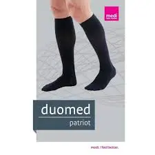 Medi Duomed Compression Stocking -Thigh L Black