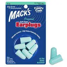 Macks Original Soft Foam Earplugs 3Pair 903