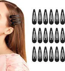Titania Hair Clip  Black 5.0Cm 30Pcs