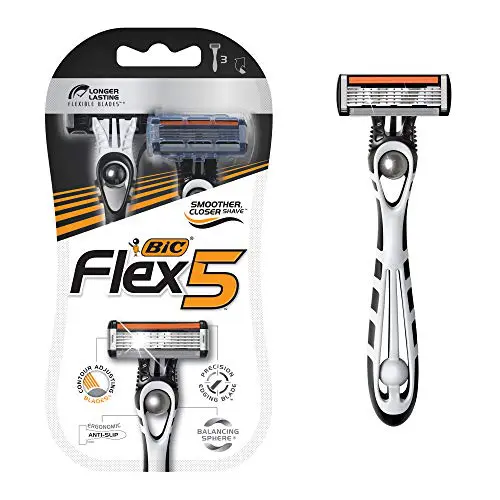 Bic Flex 5 Blades Shaver -2Pcs